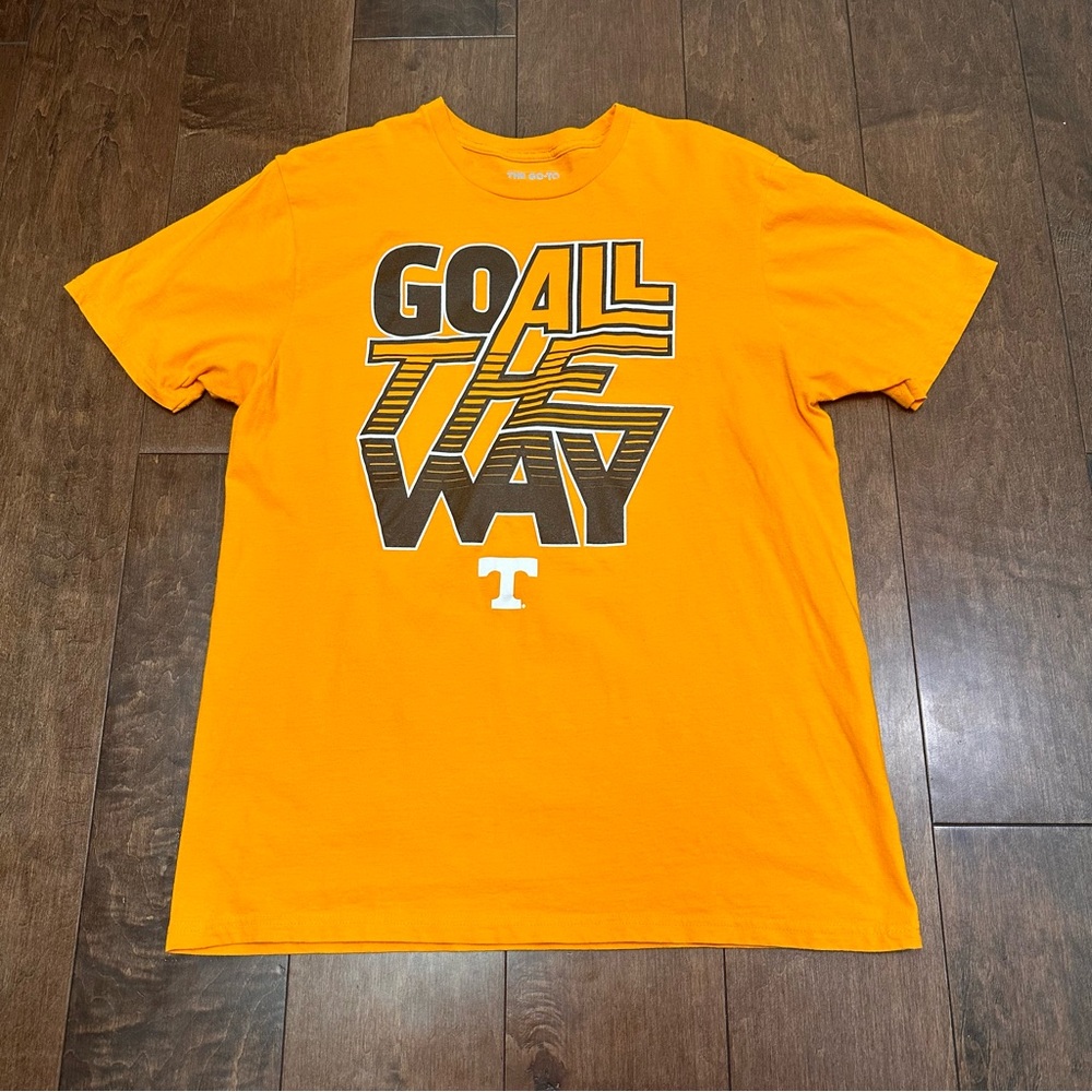 Vintage adidas Men’s Large Orange Tennessee‎ Vols Go To Tee “Go All The Way”
